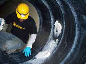 Carbon Fabric Repair in Steel Pipe
