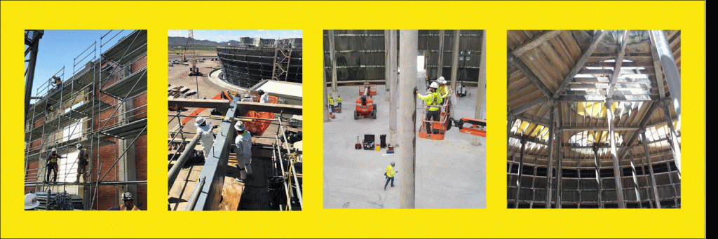 Repair of Cooling Towers with FRP Wet Layup